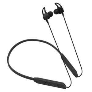 Hitage Bullet Black Bluetooth Neckband Earphone with 40hr Music Time, NBT-3286