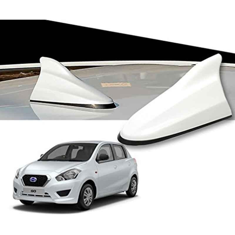 Kozdiko White Shark Fin Signal Receiver Antenna for Datsun Go, KOZ-1782