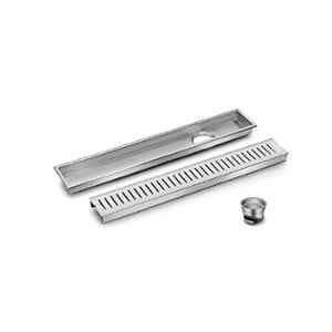 Sanjay Chilly SCDC-600 4x24 inch Stainless Steel 304 Shower Channel Drainer, SC99000375