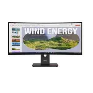 Lenovo ThinkVision T34WD-40 34 inch 3440x1440p UWQHD IPS Curved LED Black Monitor, 64AEGAR1IN