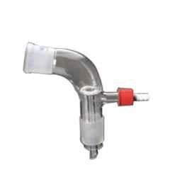 Glassco 14/23 Boro 3.3 Glass Vacuum Angled Receiver Adapter, 022.201.02