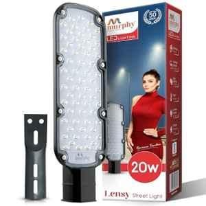 Murphy Lensy 20W 6500K PVC Cool White LED Outdoor Street Light