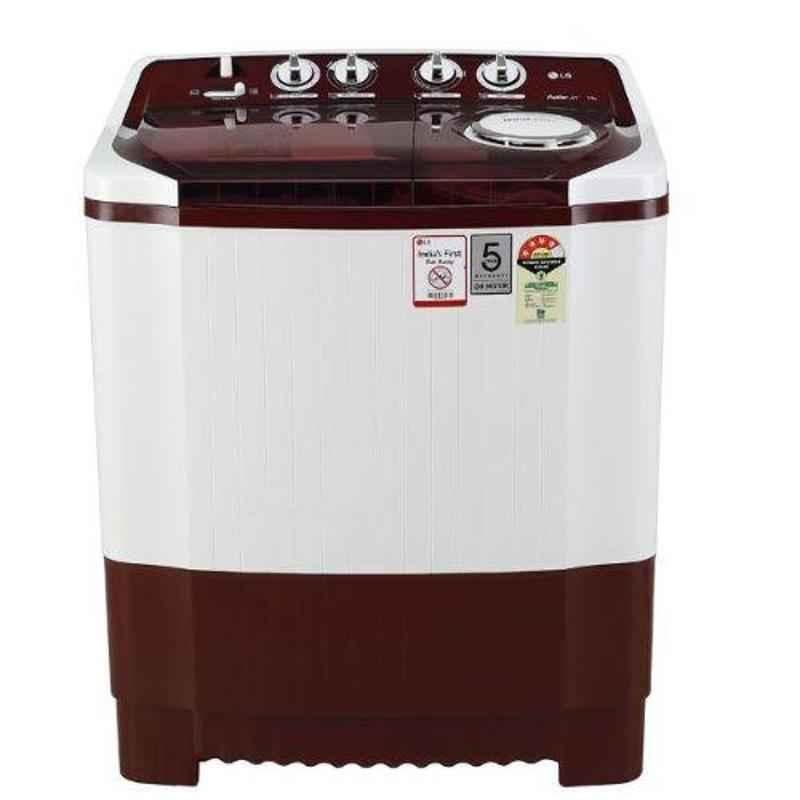 LG 7kg 4 Star Burgundy Top Load Semi Automatic Washing Machine, P7015SRAY