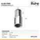 Ruhe 3 inch Full Brass Chrome Extension Nipple for Pipe Fittings, 17-1205