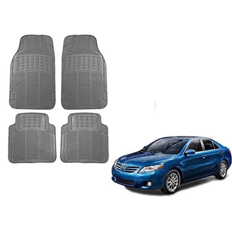 Kozdiko 4 Pcs Grey Rubber Car Mat Set for Toyota Camry