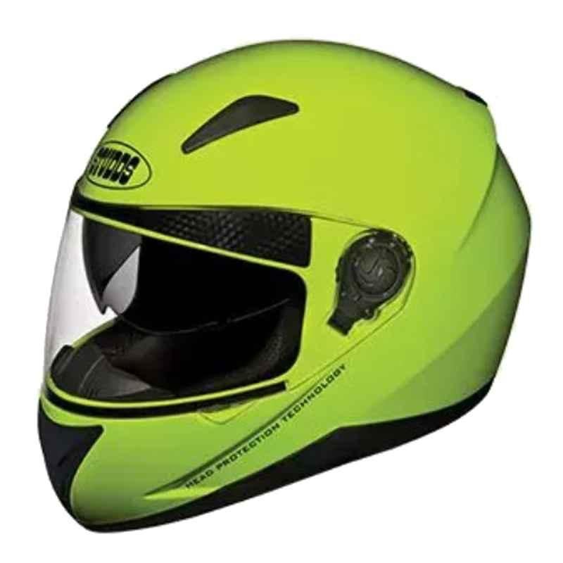 Studds Shifter Expanded Polystyrene Fluorescent Yellow Full Face Full Face Helmet, Size: Xtra Large
