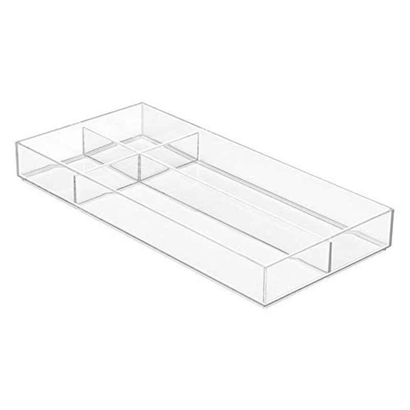 iDesign Clarity Plastic Clear Storage Organizer, 40850