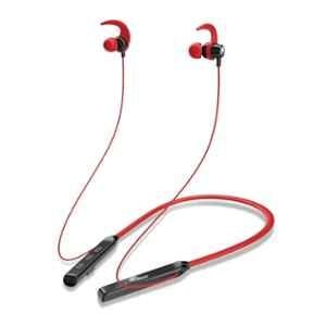 Cellecor BH-1 Red Wireless Bluetooth Earphone Neckband with Inbuilt Mic