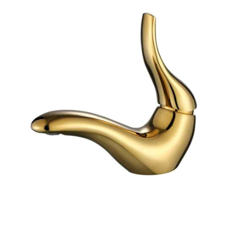 Aquieen Elite Brass Gold Flawless Casting Finish Pillar Cock