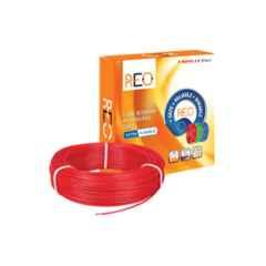 Havells Reo FR PVC 90m 4 Sqmm Single Core Red Copper Insulated Cable, WRFFDN-A14X0