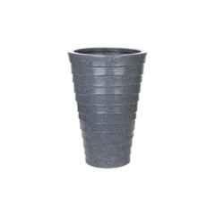 Blume Colosseum 18 inch Slate Grey Plastic Flower Pot