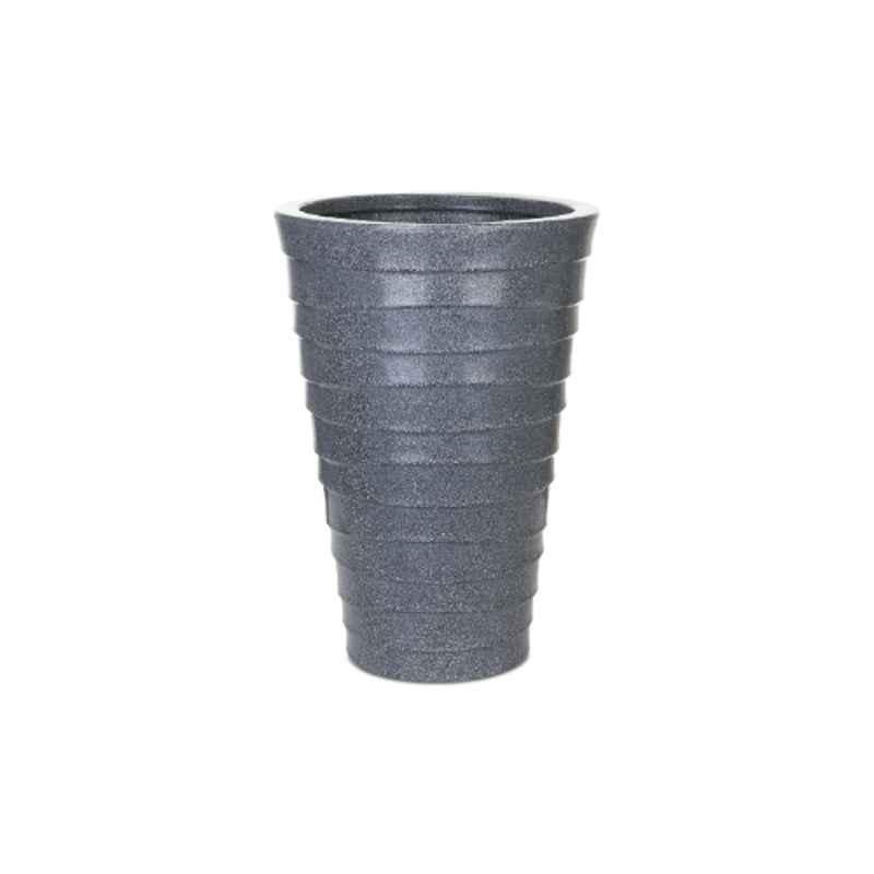 Blume Colosseum 18 inch Slate Grey Plastic Flower Pot