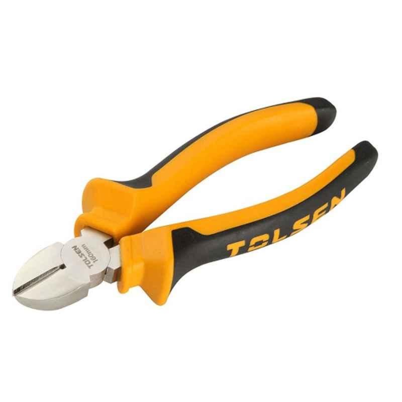 Tolsen 160mm Drop Forged Steel Nickel Plated Diagonal Cutting Plier, 10003