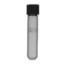 Glassco 5ml 75mm Boro 3.3 Glass Thread Reusable Tubes with Culture Round Bottom, 082.204.02B (Pack of 100)