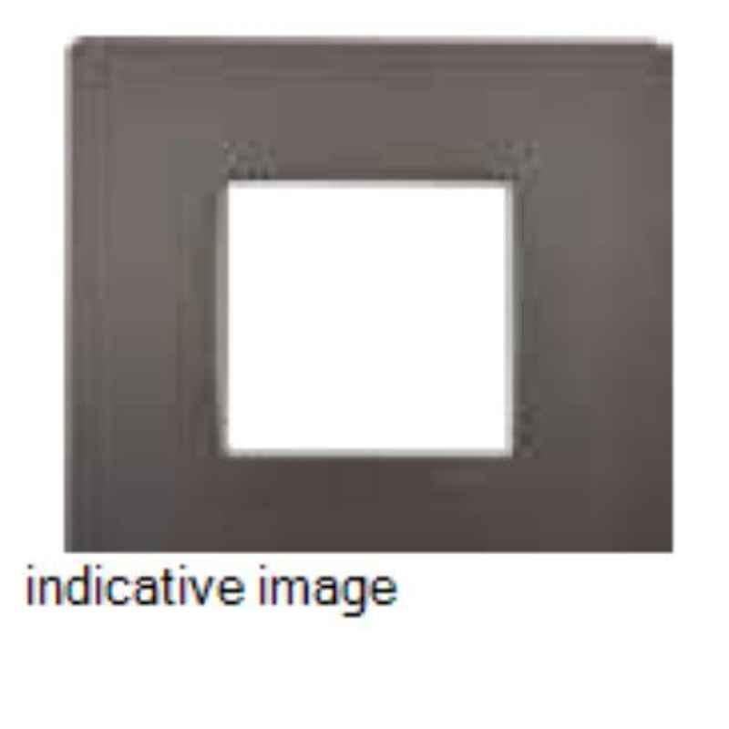 Schneider Electric Opale 8 Module Square Gleaming Grey Grid & Cover Plate, X0709_GG (Pack of 5)