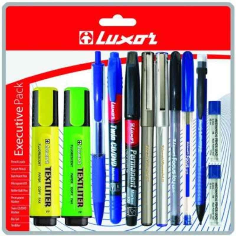 Luxor 12 Pcs Plastic Executive Pen Gift Set, 1854 (Pack of 50)