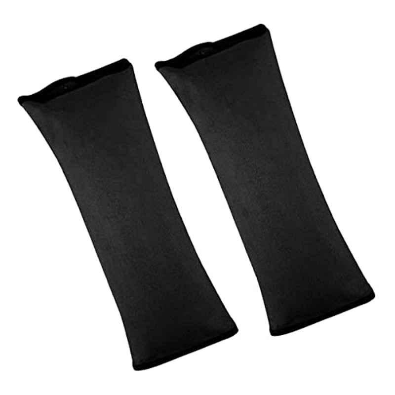 Kozdiko 2 Pcs Valvet Black Seat Belt Cushion Pillow Set for Mercedes Benz GLC-Class