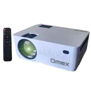 Omex 3800lm 16:9 FHD HD 4D Correction Digital Zooming White Portable Projector, M4