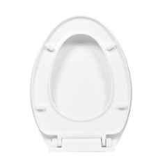 Elegant Casa 2082 46x36cm Polypropylene White Oval  Toilet Seat Cover