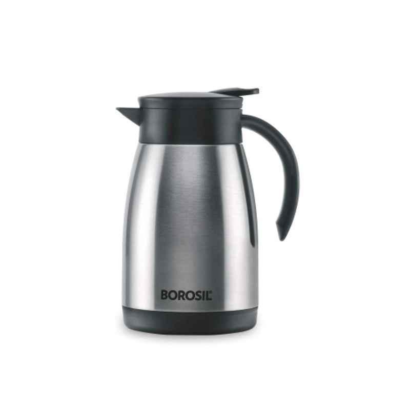 Borosil 1.5L Stainless Steel Silver Vacuum Insulated Teapot, FLKT15SS21