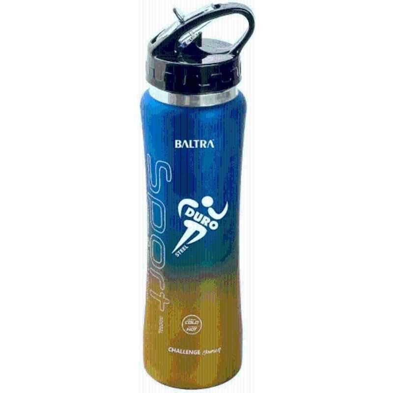 Baltra Tough 500ml Stainless Steel Blue Vacuum Flask Water Bottle, BSL-263