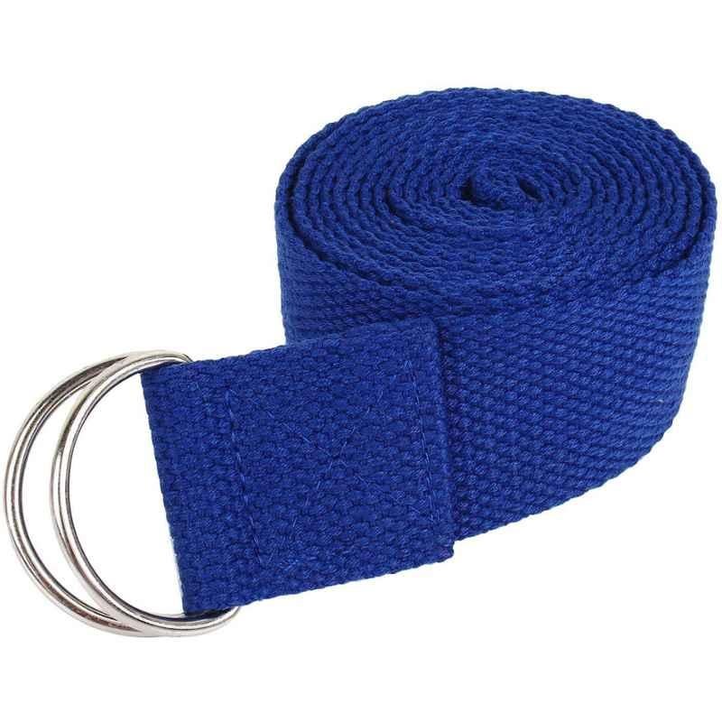 Strauss 6/8ft Blue Cotton Yoga Belt, ST-1018