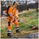 Stihl FR 3001 1.1HP 30.5CC Backpack Brush Cutter with Autocut & 2T Grass Cutting Blade, 41450113301