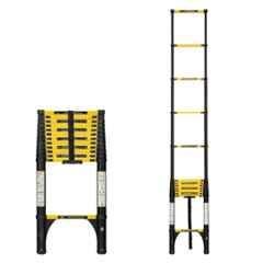 Corvids 13 Step 17 ft Iron & Carbon Steel Foldable Extension Telescopic Ladder, CCLT-051IR
