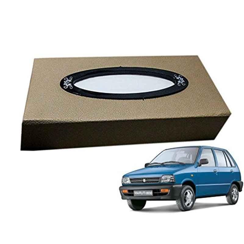 Kozdiko 200 Sheets 100 Pulls Beige Tissue Paper Box for Maruti Maruti 800, koz_38065
