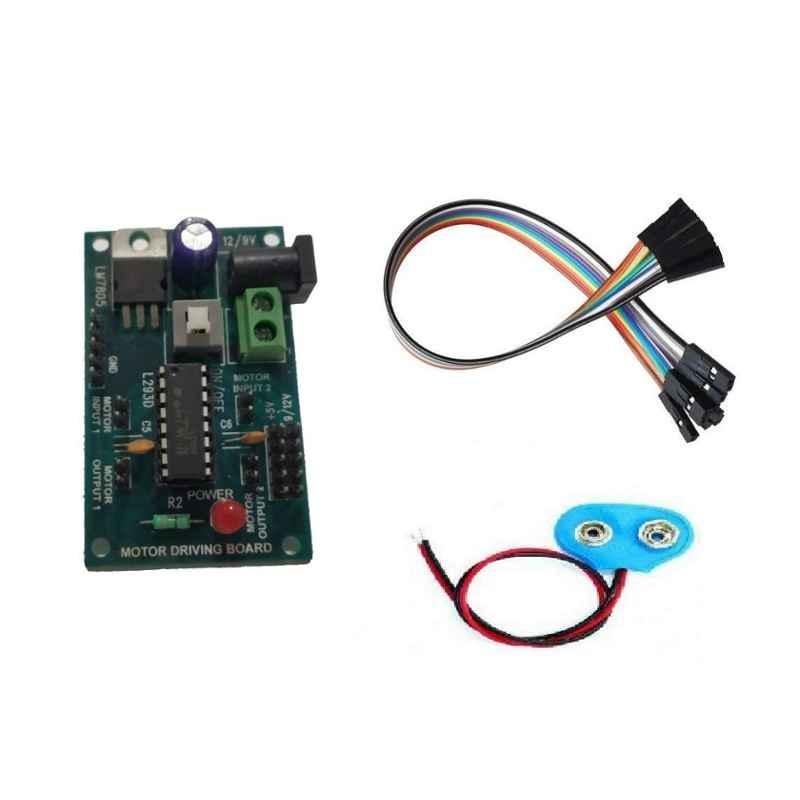 Embeddinator L293D Motor Driver Module with Voltage Protection & 5-Pin Wires
