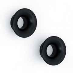 Plantex Knobs for Drawers/Round Drawer Knobs for Cabinets/Pull-Push Knobs for Kitchen/Bedroom Drawer (Pack of 2) Black