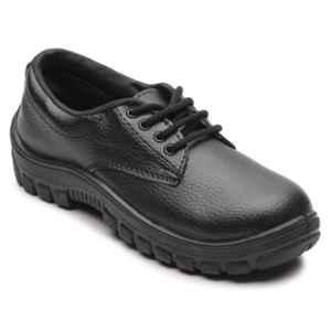 SLT-HUB One Step Ahead Markon-02 Rexine Black Safety Shoes, Size: 10