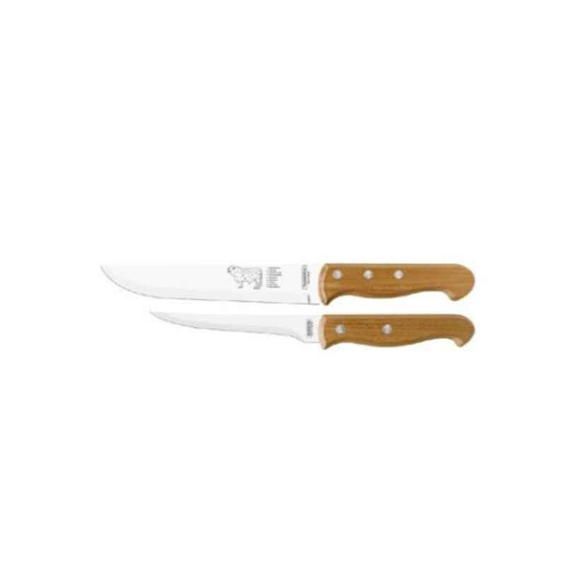 Tramontina 2Pcs 7 inch Stainless Steel Brown Knife Set, 22399088