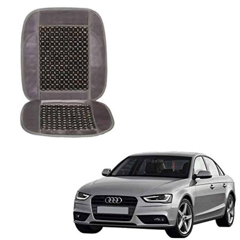 Kozdiko Wooden Beads Car Seat Cushion with Velvet Border for Audi A4