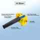Walkers 850W 18000rpm Yellow Electric Air Blower with Air Blowing Pipe, Dust Bag, Carbon Brush & Gloves, WKFC013