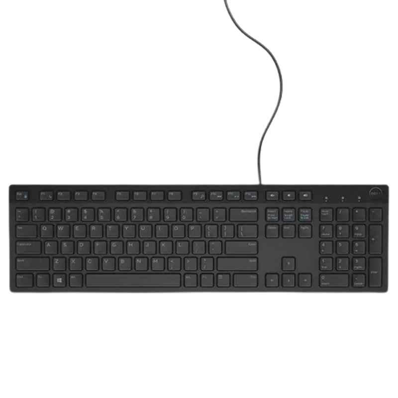 Dell Black Arabic Qwerty Multimedia Keyboard, KB216-BK-ARA