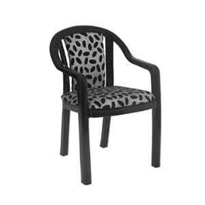 Supreme Ornate 56x81.5x56 cm Plastic Black Chair, SUPORNATBLKEGG30