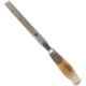 Bevelled 12mm Silver Edge Chisel with Wooden Handle, AZWBBC12