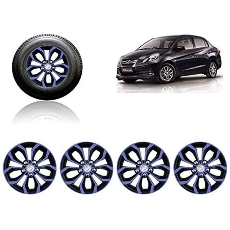 Auto Pearl 4 Pcs 14 inch ABS Violet & Black Car Wheel Cover Set for Honda Amaze T2