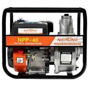 Neptune NPP-40 6.5HP 196cc 4 Stroke Petrol Simplify Farming Turbo Water Pump, Size: 4x4 inch