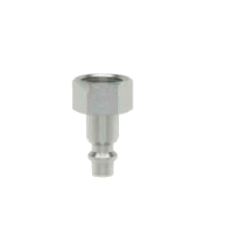 Ludecke ESAI38NIS G3/8 Single Shut Off Industrial Quick Plug with Parallel Female Thread Connect Coupling
