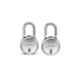 Godrej 6 Levers Round Padlock with 3 Keys, 8148 (Pack of 2)