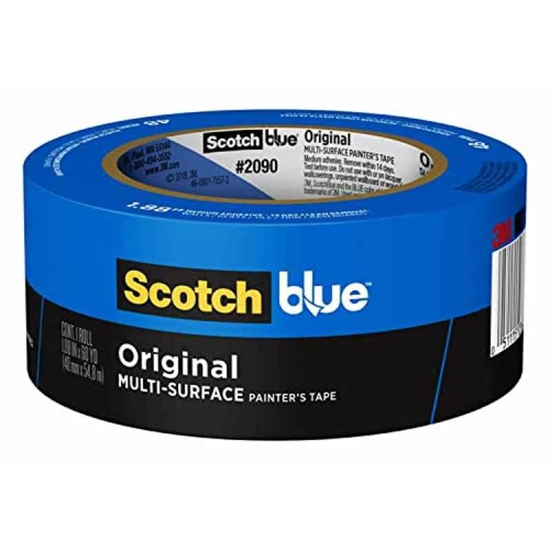3M Scotch 48mmx54.8m Crepe Paper Blue Masking Tape, 2090-2