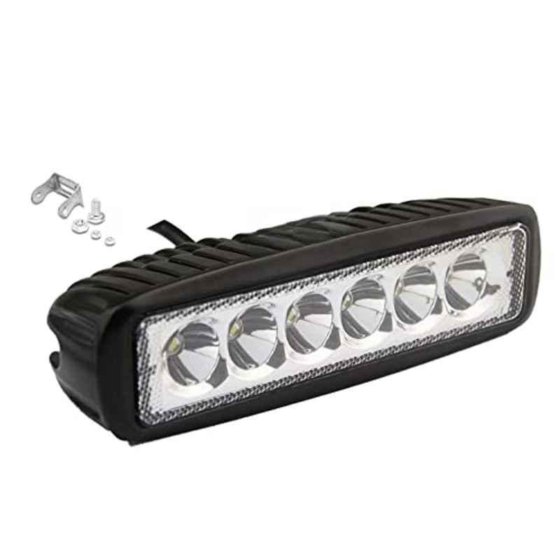 Kozdiko 30W 12V 6 LED White Fog Light for Triumph Street Triple, 6LedSquare1Pcs_147