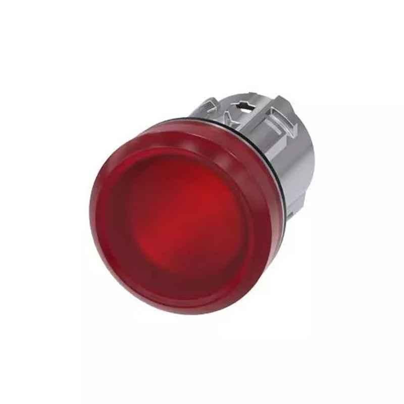 Siemens Sirius 22mm Metal Red Round Indicator Light, 3SU1051-6AA20-0AA0