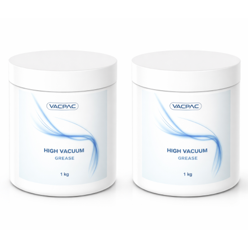 VACPAC 1kg High Vacuum Silicone Grease for Seals, O-Rings & Vacuum Systems, SVG 2700 (Pack of 2)