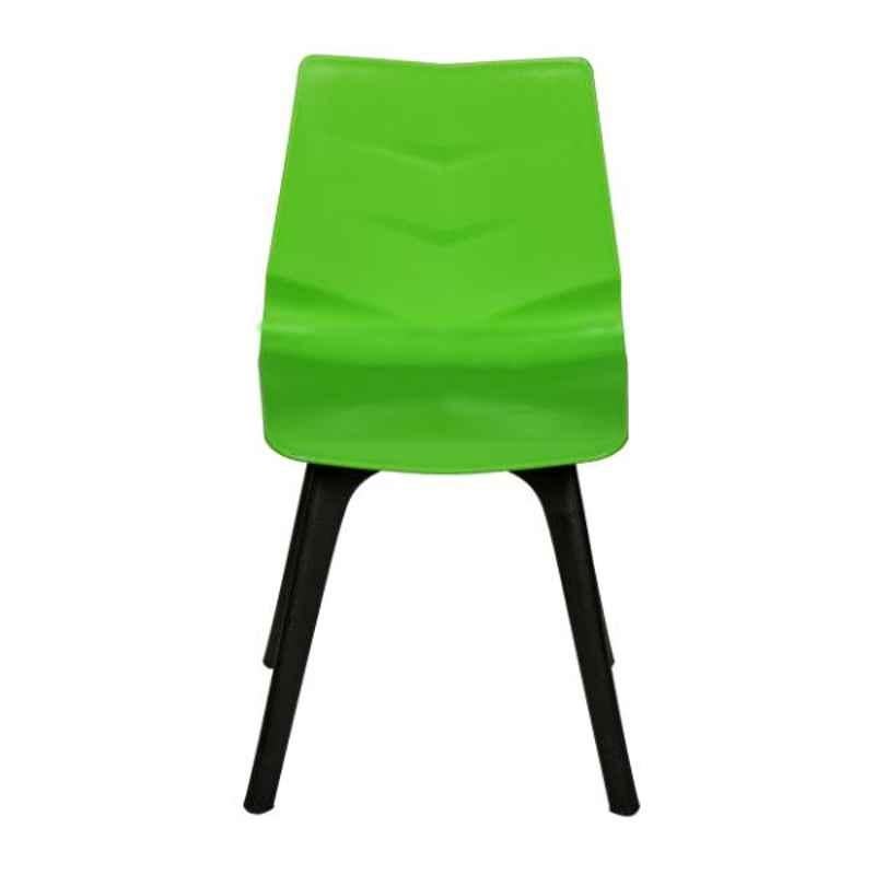 Regent Diamond Shell Plastic Green Chair