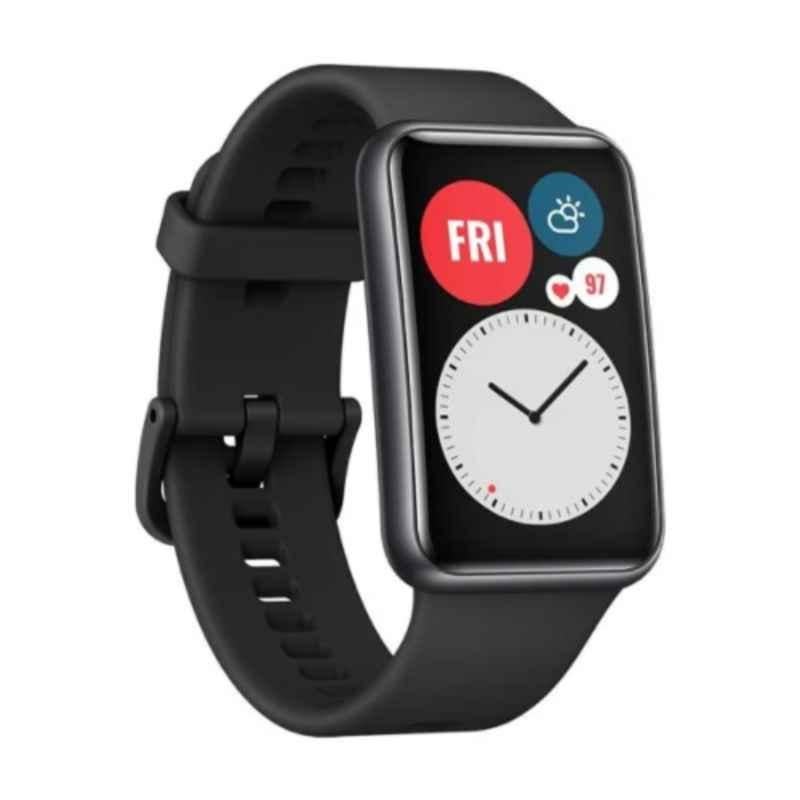 Huawei Watch Fit 1.64 inch Black Smart Watch, HUW-WATCHGTFIT-GBLK