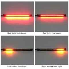 LED Bar for Bike Brake Tail Light & Left/Right Turn Signal Lamp for Suzuki Access 125 (Pack of 2)