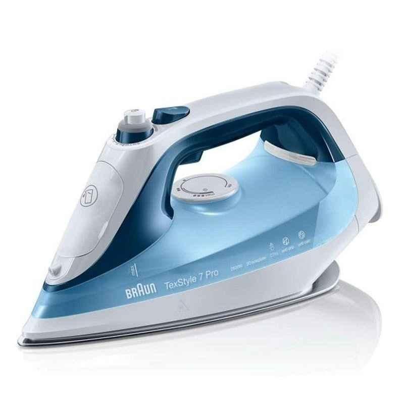 Braun Tex Style 7 Pro 2600W Blue Steam Iron, SI7062BL